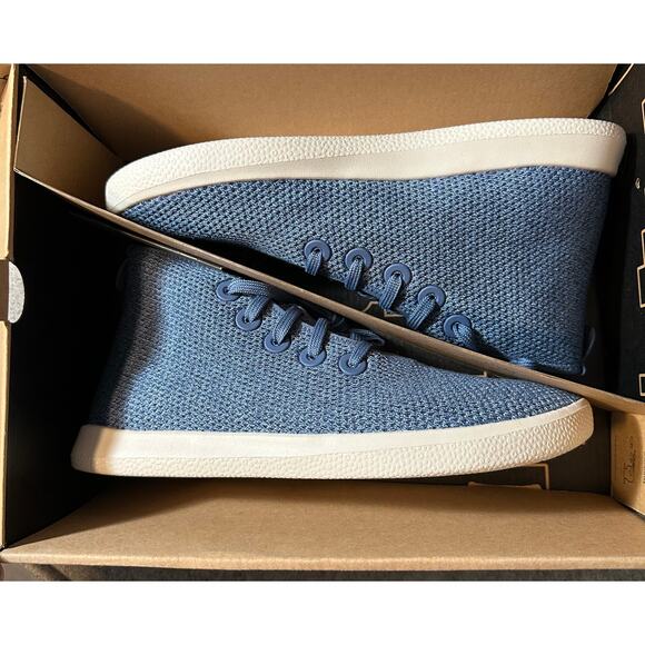 New Allbirds Sapphire Blue Tree Toppers Men's Size 9 - Picture 2 of 6